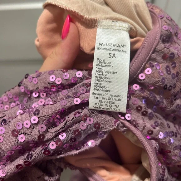 Small adult figure skating dress - Picture 3 of 5